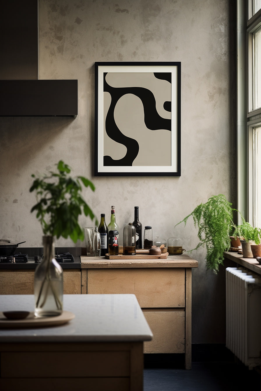Black Beige Fluid