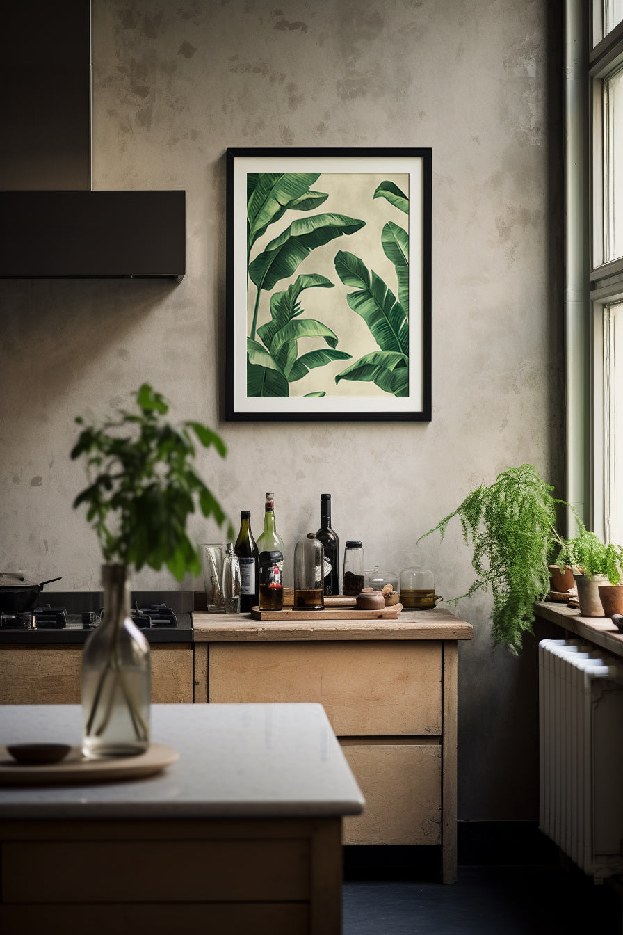 Banana Plant Illustration