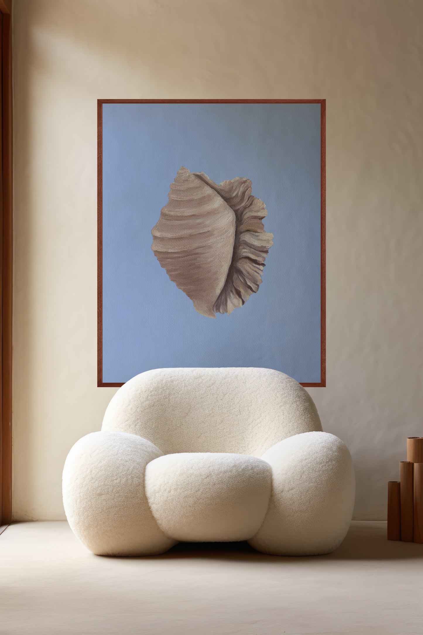 Blue Baby Seashell