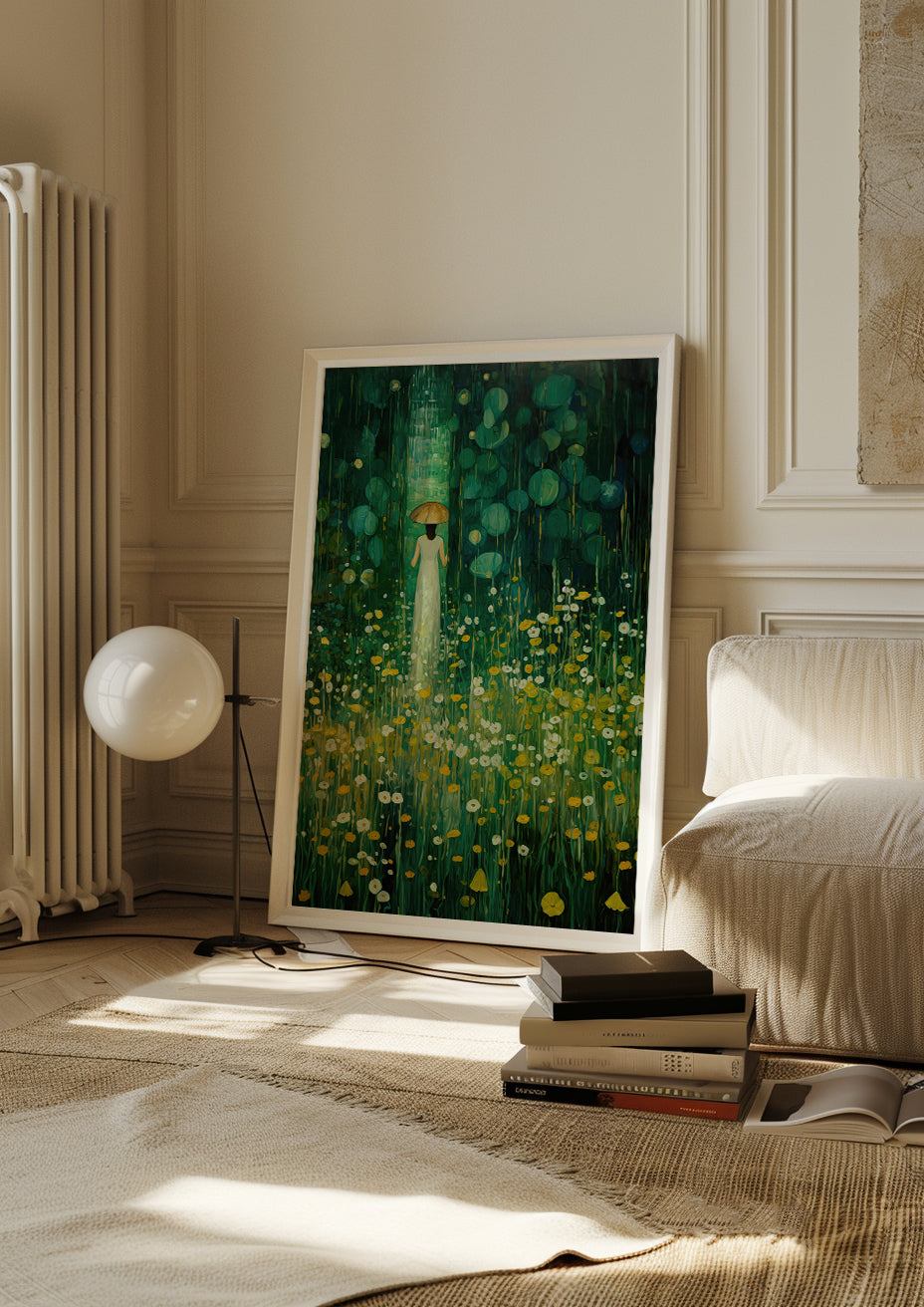 Emerald Green Garden Print