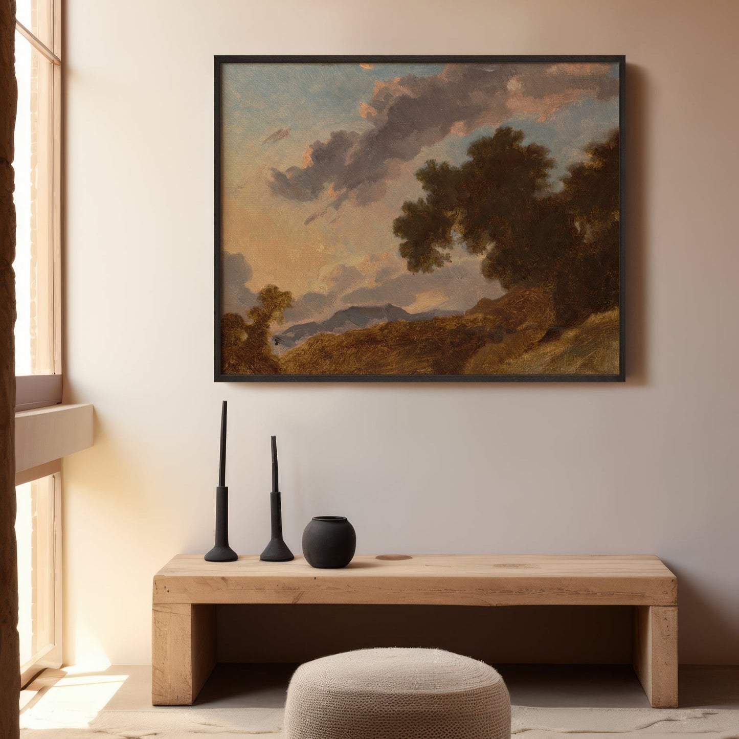 Jean Honoré Fragonard Mountain Landscape at Sunset