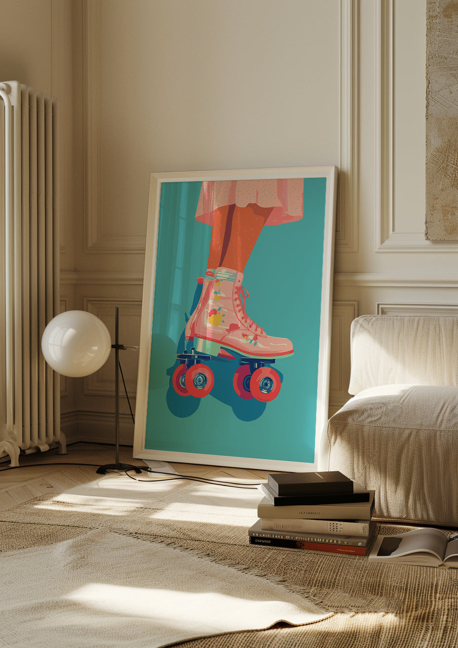 Pink Roller Skates