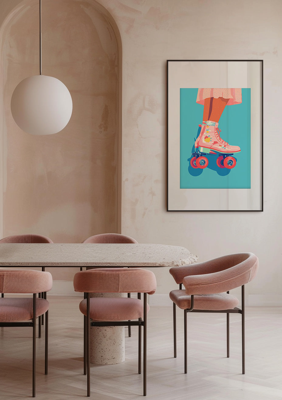 Pink Roller Skates