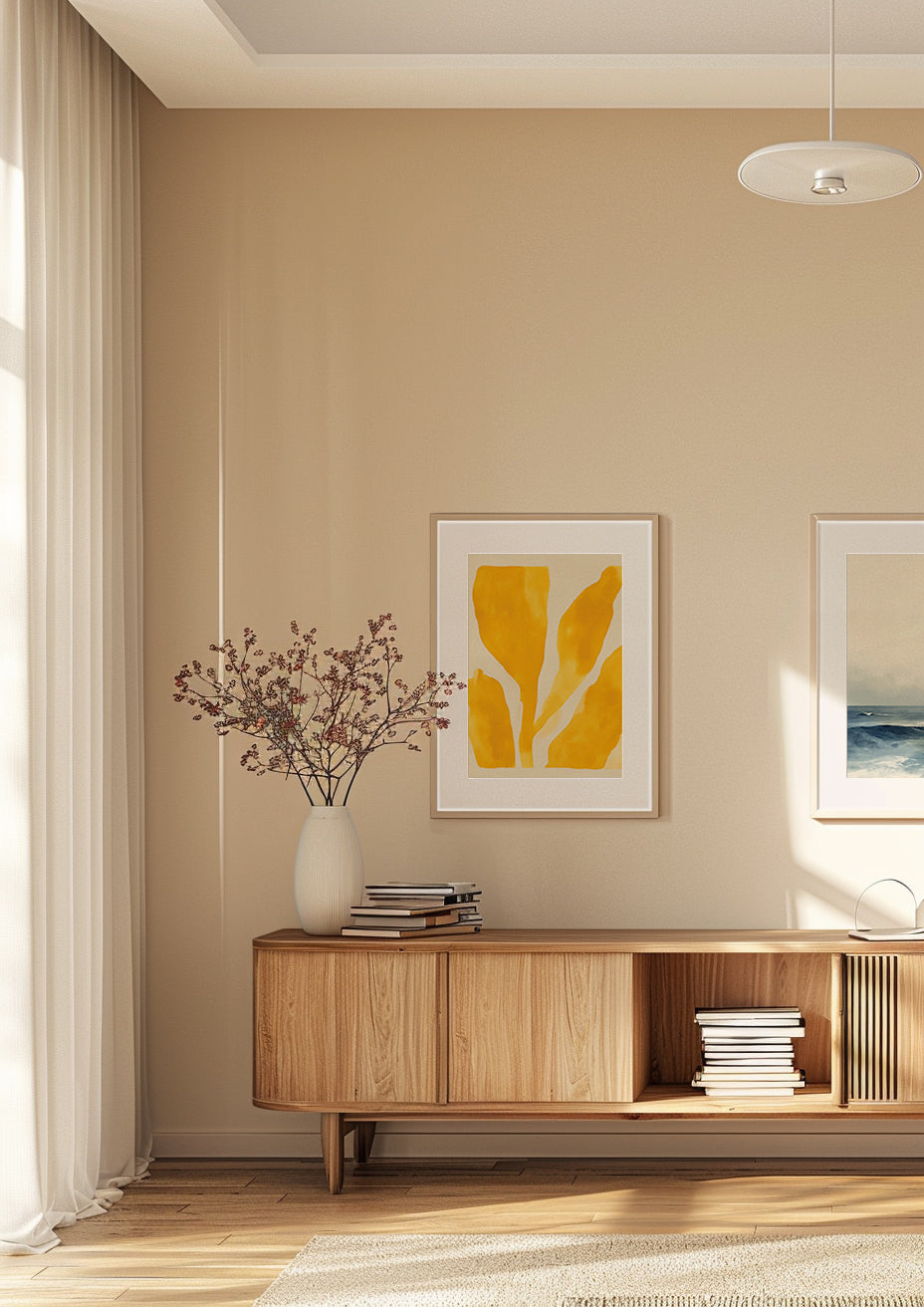 Watercolour Sunny Leaves