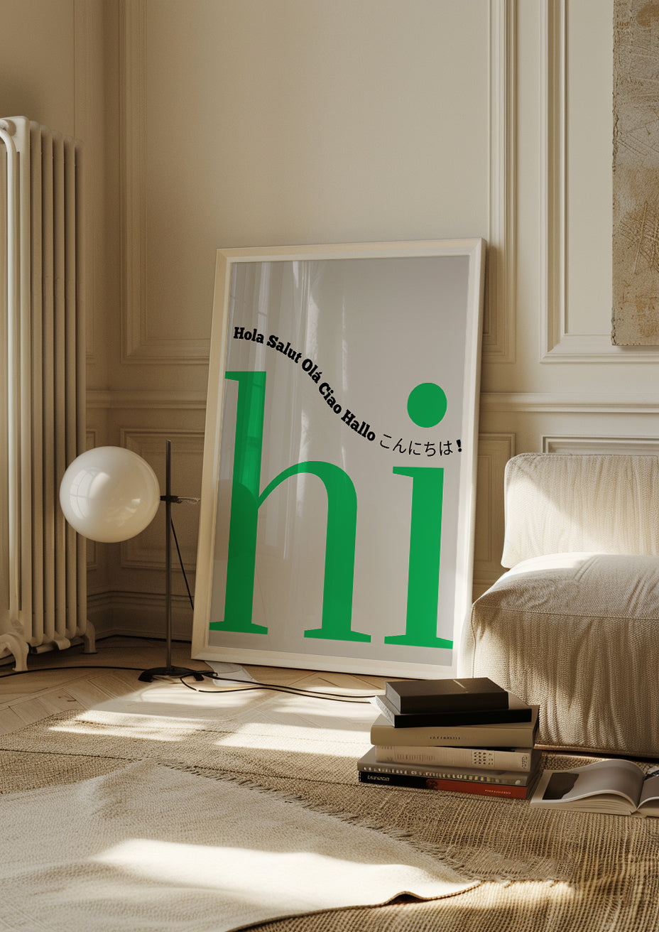 Hi Hola Salut Ciao Hallo (colours)